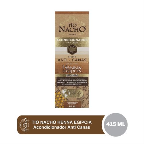 Acondicionador Tío Nacho Anti-canas Henna Egipcia -415 ml