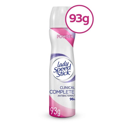 Desodorante Lady Speed Stick clínical complete aerosol - 93 g