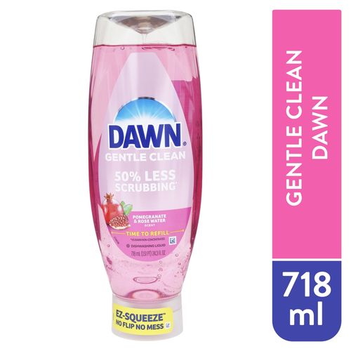 Lavaplatos Líquido Dawn Ultra Gentlet Rose -718 ml
