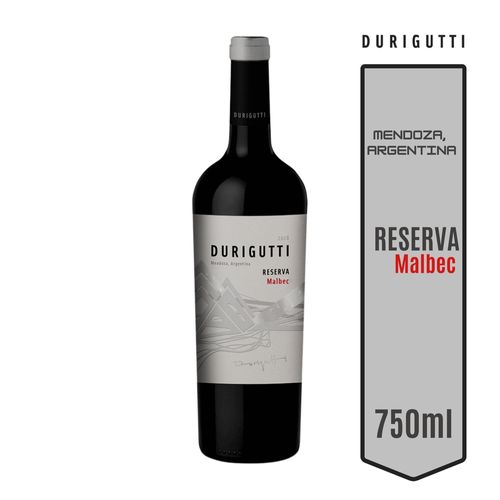 Vino Durigutti Reserva Malbec - 750 ml