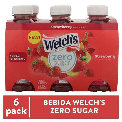 Jugo Welch’s fresa zero 6 pack - 1770 ml
