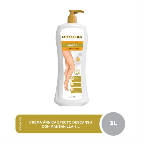 Crema Goicoechea Árnica Manzanilla Efecto Calmante – 1 L