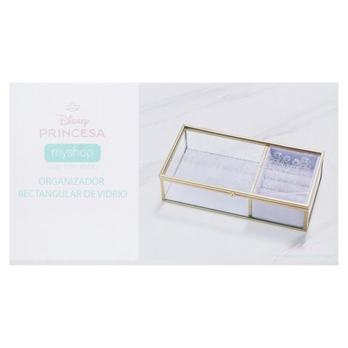 Organizador Mainstays Rectangular de Vidrio