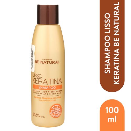 Shampoo Lisso Keratina Be Natural 100 Ml