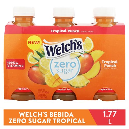 Jugo Welchs tropical zero 6 pack -1.77 L