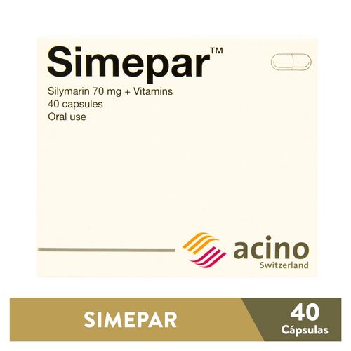 Hepatoprotector Símepar, Precio indicado por unidad