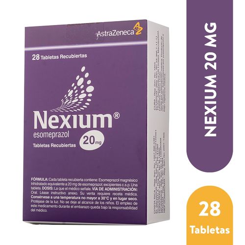Nexium 20 Mg, Precio indicado por unidad