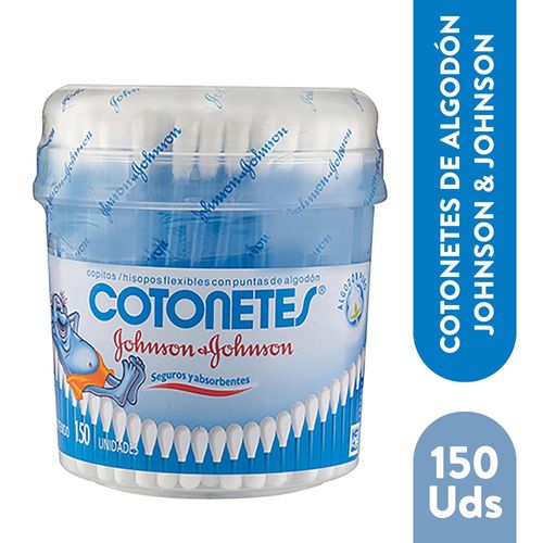 Hisopos Johnson N Johnson Frasco 150 Unidades