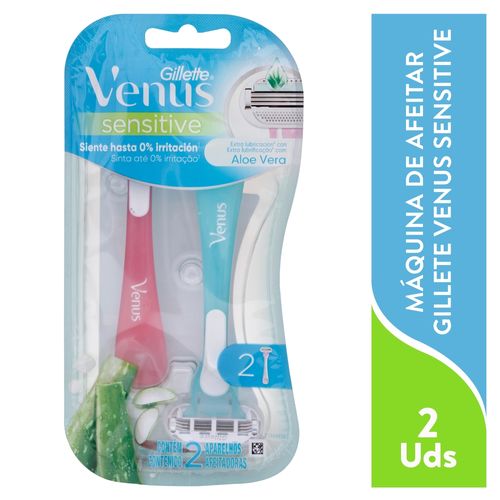 Máquinas Para Afeitar Gillette Venus Sensitive -2 unidades