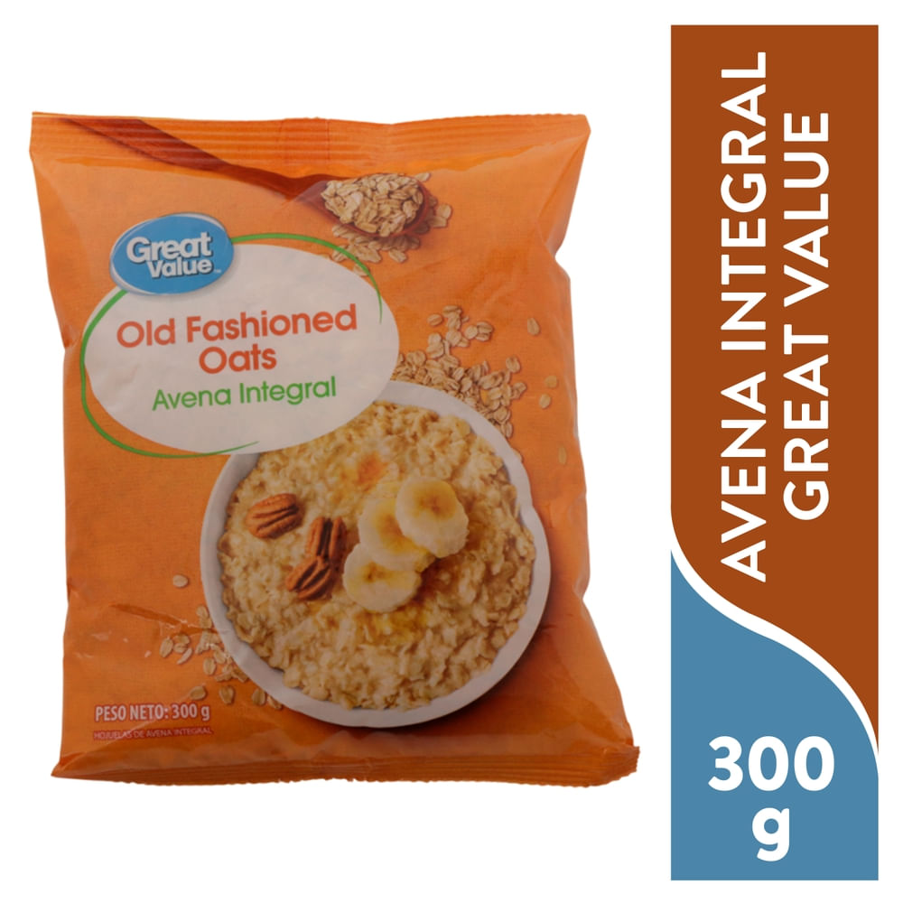 Great Value Avena Integral 300 g
