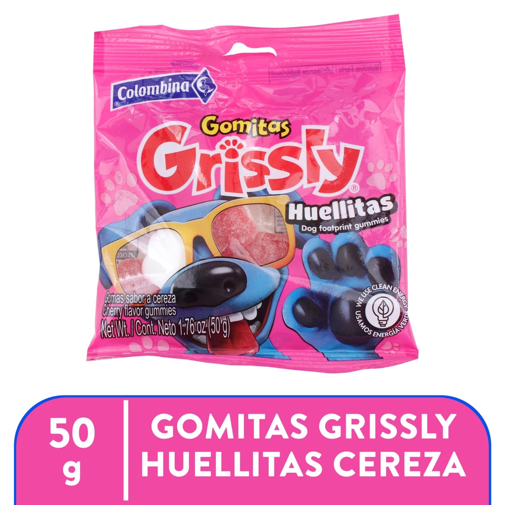 Colombina Gomitas Grissly huellitas 50 g