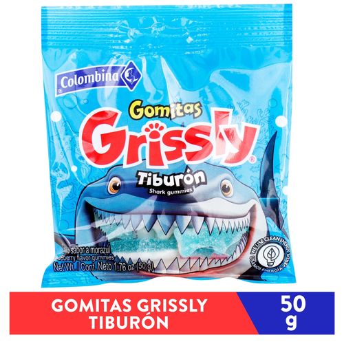Gomita Grissly tiburón – 50 g