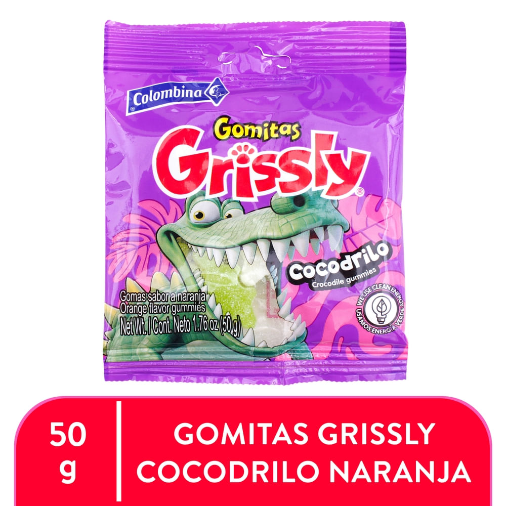 Colombina Gomitas Grissly Cocodrilo 50 g