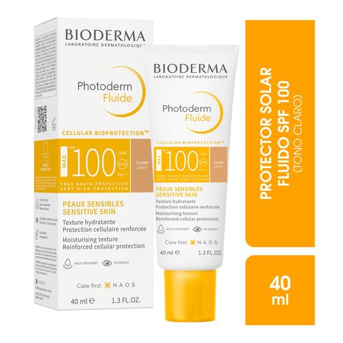 Protector Solar Bioderma con color light - 40 ml
