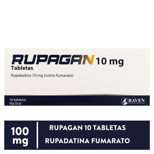 Asma, Alergias y Nasal Raven Rupagan Tabletas Rupatadina1u Unidad