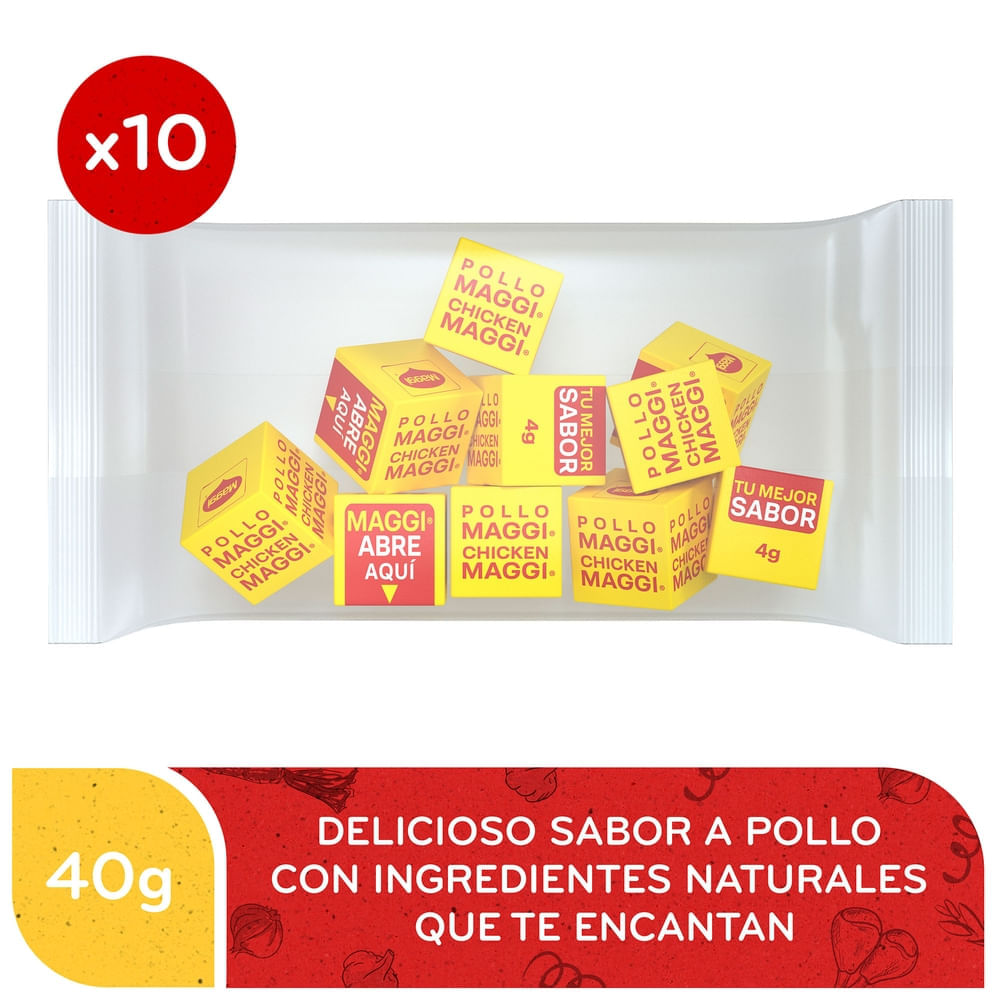 Maggi Sazonador Cubito De Pollo 40 g