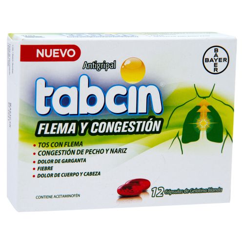 Tabcin Flema Congest X 12 Caps