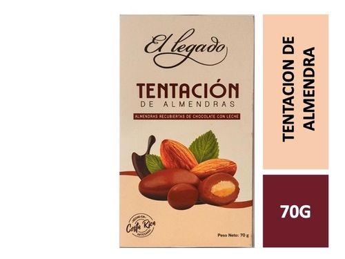 Almendras El Legado cubiertas de chocolate  - 70 g