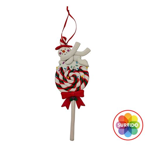 Adorno Holiday Time árbol paleta navideña