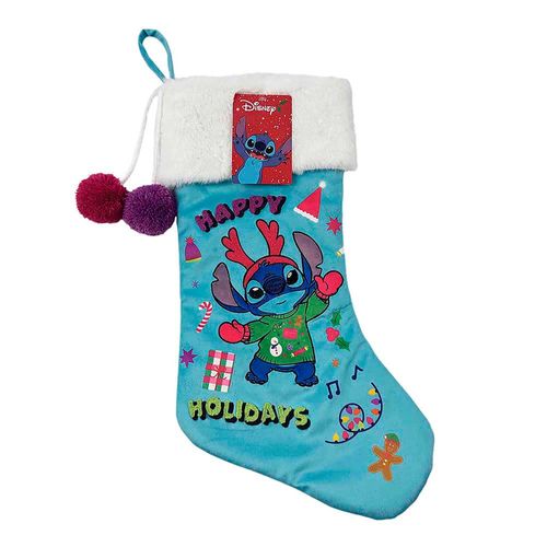 Bota Navidad Stitich Decorativa - 50 cm