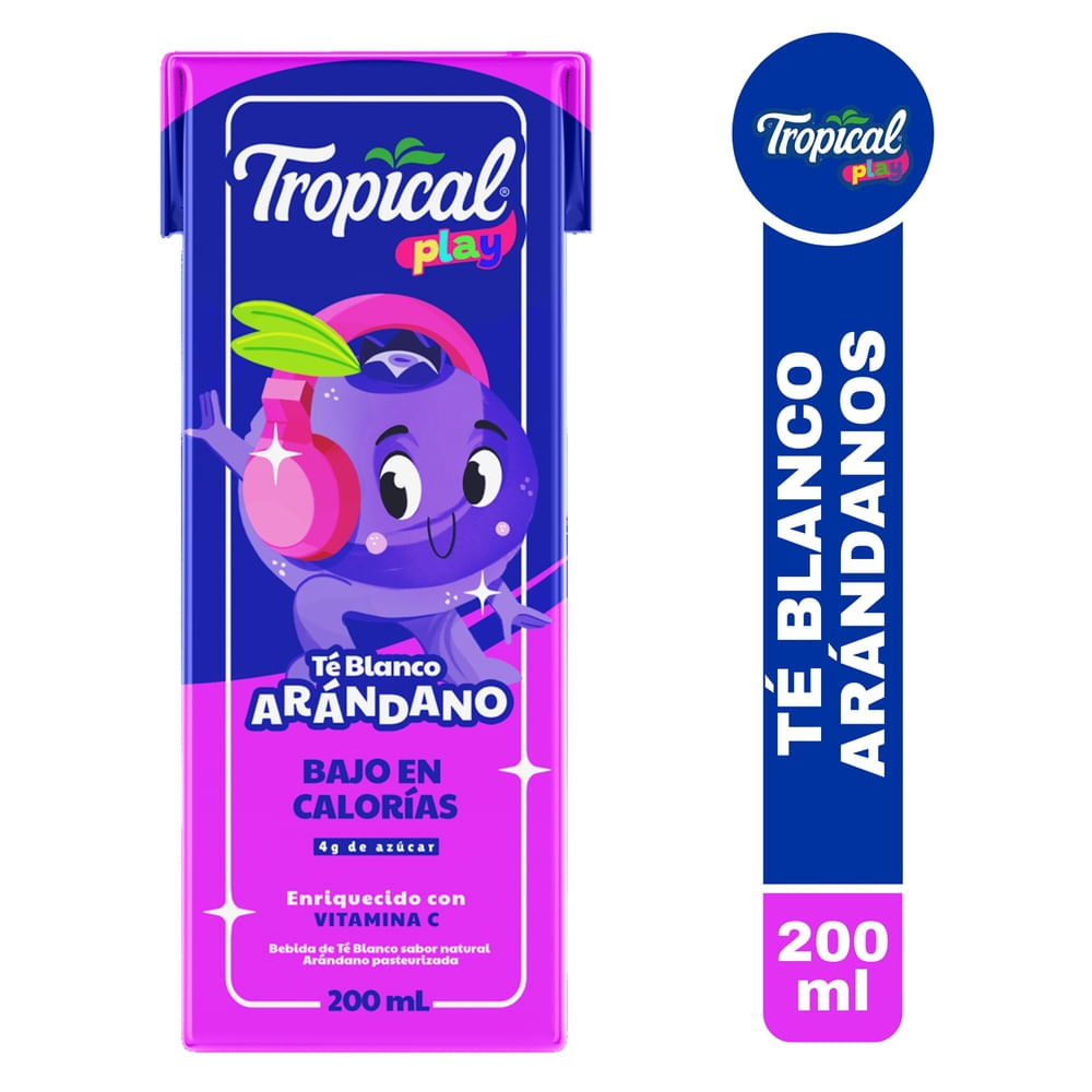 Tropical Té Frío Arándano Play Blanco 200 ml