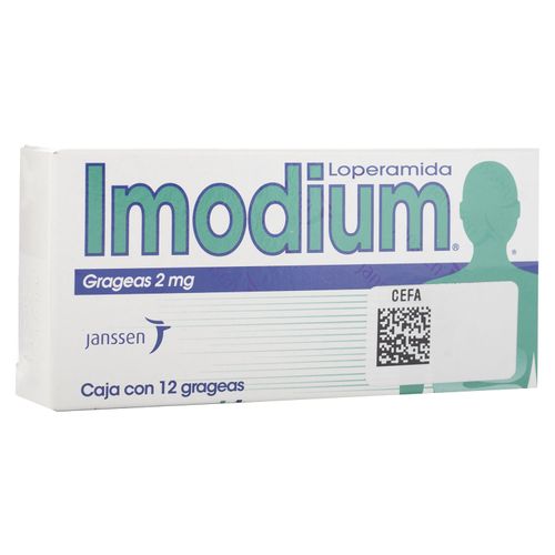 Sistema Digestivo y Antiparasitarios Johson & Johson Imodium 2mg x 1 Gragea Antidiarreico