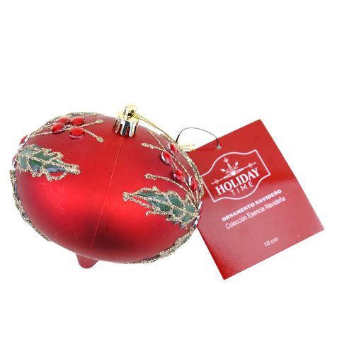 Ornamento Holiday Time Colección Esencia Navideña - 10 cm
