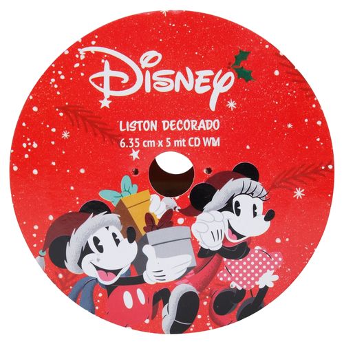 Listón Disney Decorado - 6 cm x 5 m