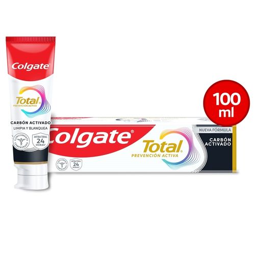 Pasta Dental Colgate Total Carbón Activado Prevención Activa -100ml