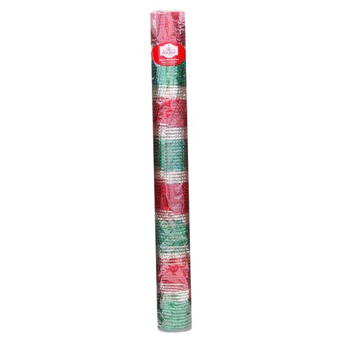 Listón Holiday Time Mesh Premium - 53 cm x 4 m