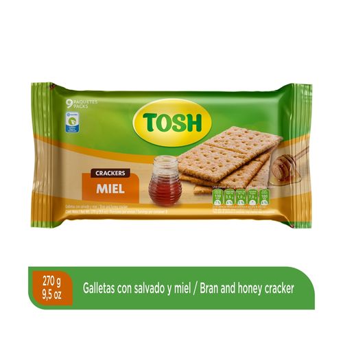 Galletas Pozuelo Tosh Miel - 270 g