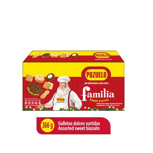 Galleta Pozuelo Familia Navidad - 366 g