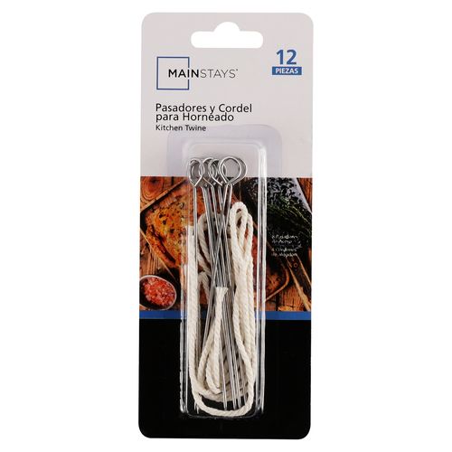 Pasadores y Cordel Mainstays para Horneado -12 piezas