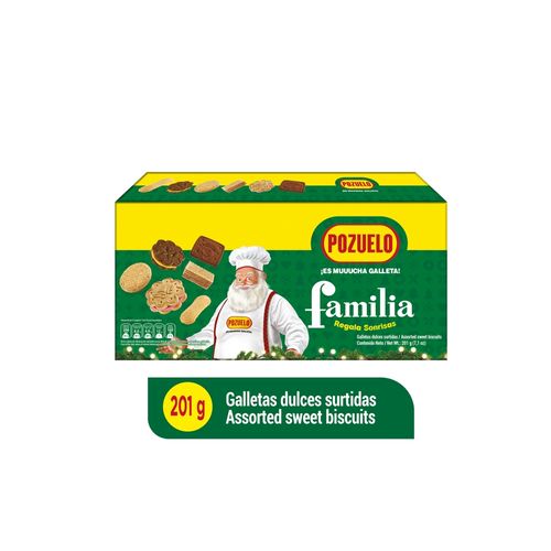 Galleta Pozuelo Familia Navidad - 201 g