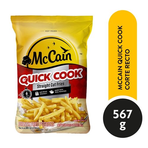 Papas Fritas McCain Quick Cook Corte Recto - 567 g
