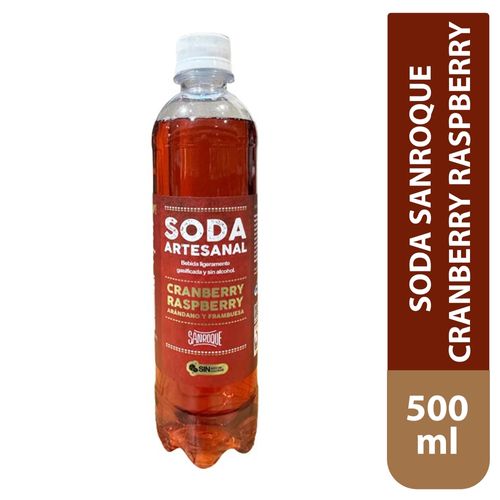 Soda Sanroque Cranberry Raspberry 500ml