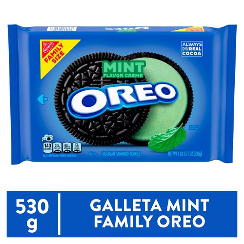 Galleta Oreo Mint Family Size 530 g