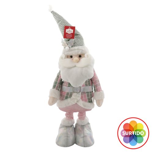 Figura Holiday Time De Tela Gnomo Extendible - 1 m