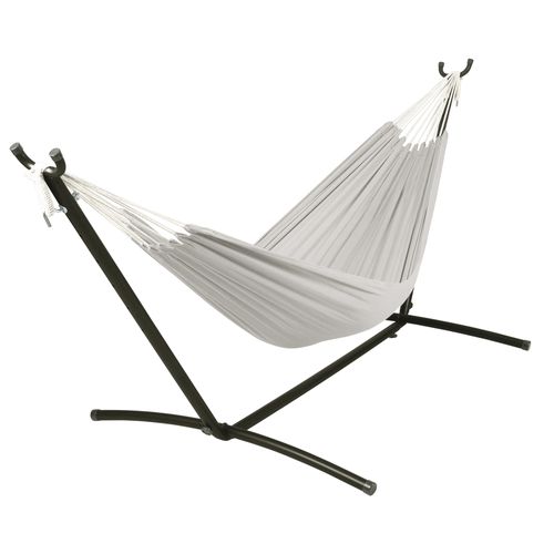 Hamaca de tela Mainstays, color beige, con base