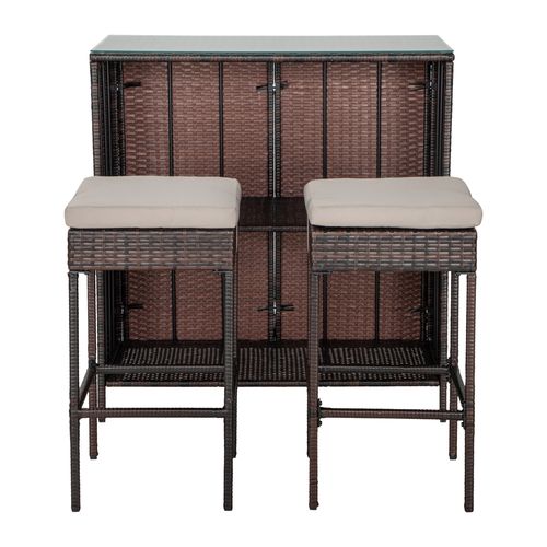 Set De Bar Home Trends Gris - 3 Pzas