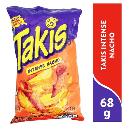 Snack Barcel Takis nacho intenso - 68 g