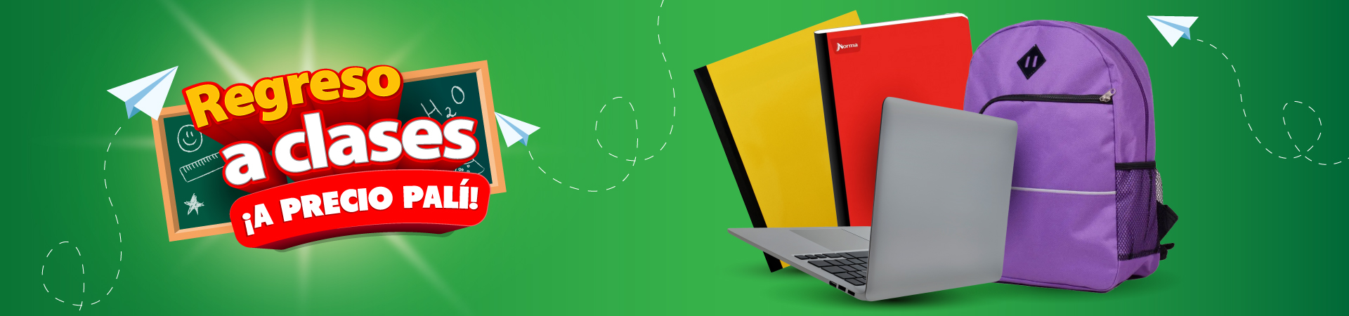Regreso a clases a precio Palí con cuadernos, mochilas, laptop y útiles escolares  económicos para estudiantes